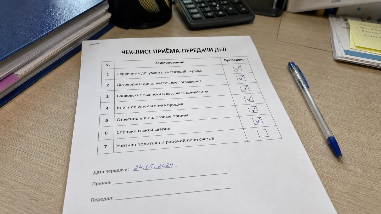 Бухгалтер уходит сам, есть время на плановую передачу