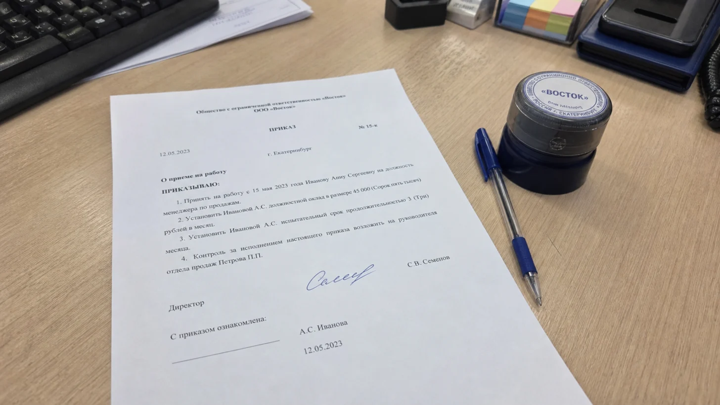 Кадровые приказы